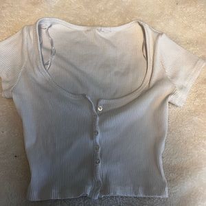 white coquette crop top